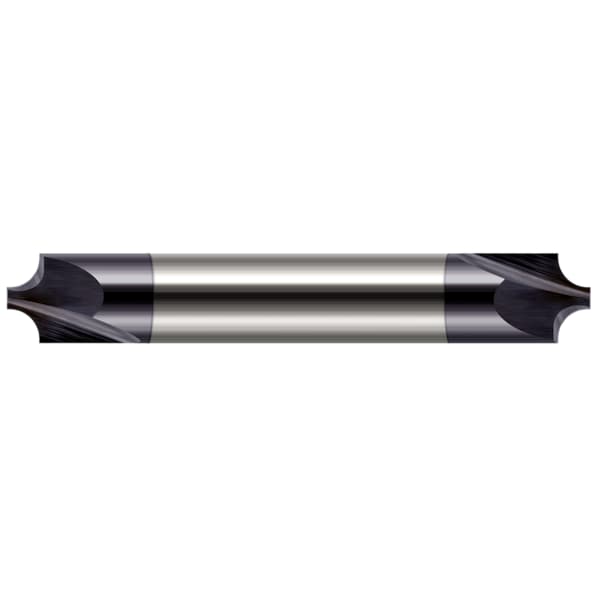Harvey Tool Corner Rounding End Mill 2 Flute Flared, 0.0500", Material Machining Carbide
